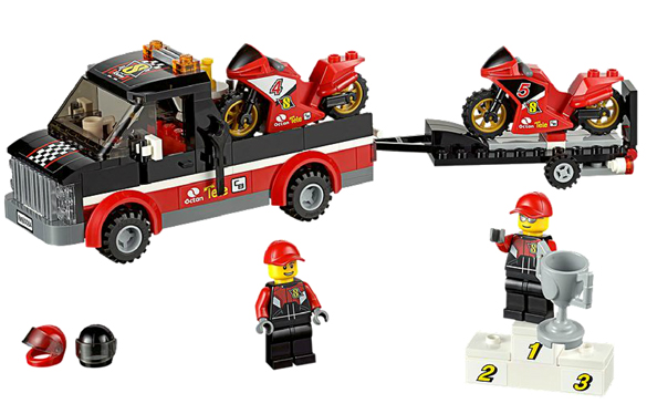 LEGO Town 60084 - Racing Bike Transporter - Image 1