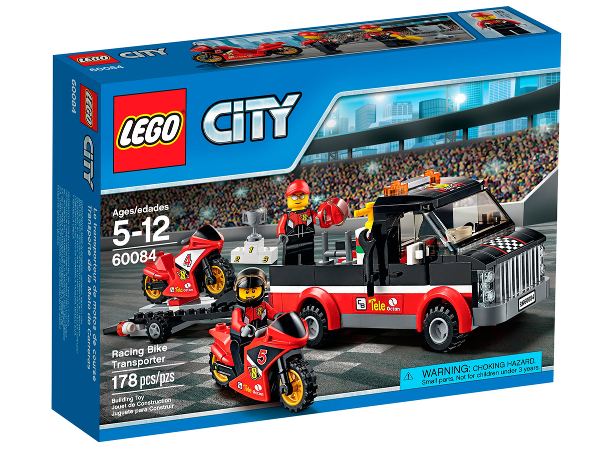 LEGO City 60084 Racemotor transport, doos