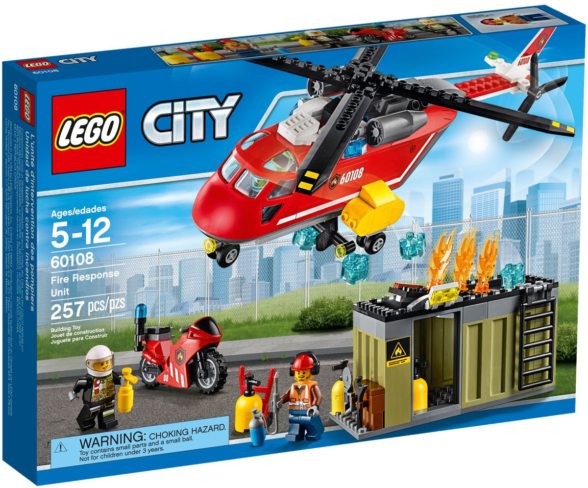 LEGO City 60108 Fire Response Unit, box