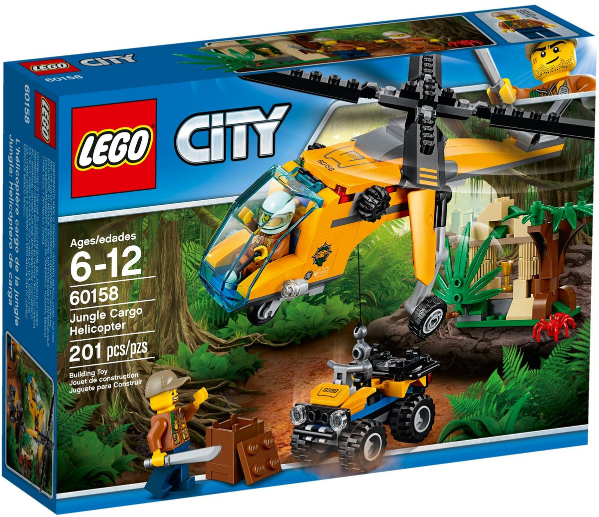LEGO City 60158 Jungle Cargo Helicopter, box