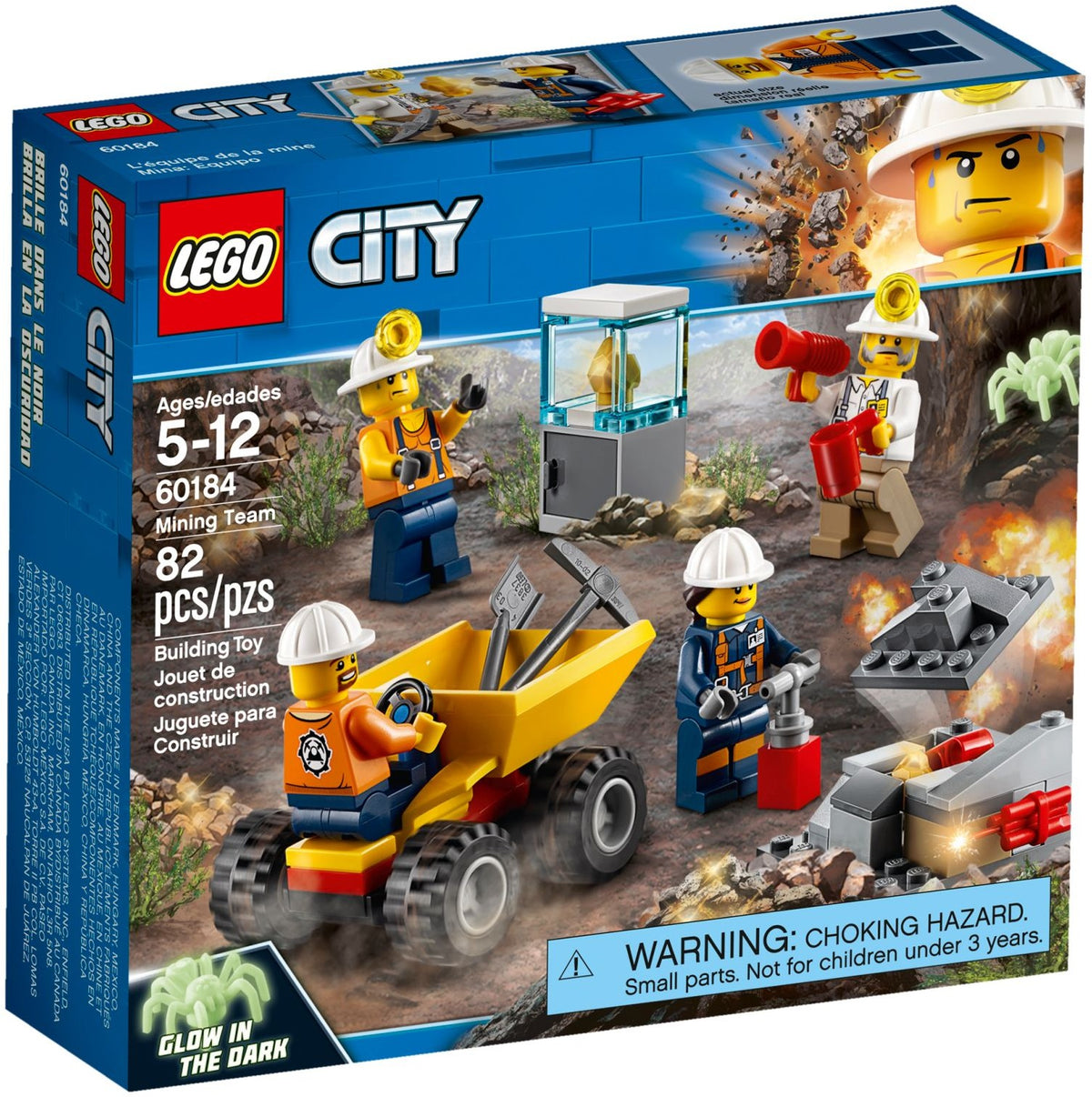 LEGO City 60184 Mining Team, box
