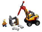 LEGO City 60185 Mining Power Splitter, all contents: power splitter, miner, rock pile and spider