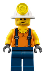 LEGO City 60185 Mining Power Splitter, miner minifigure