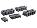 LEGO City 60205 Tracks, all 20 track pieces