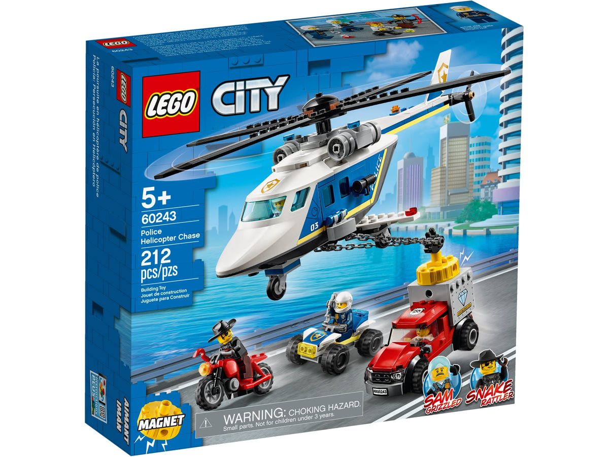 LEGO City 60243 Police Helicopter Chase, box