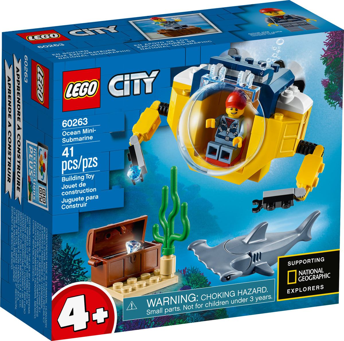 LEGO City 60263 Oceaan Mini-Duikboot, doos