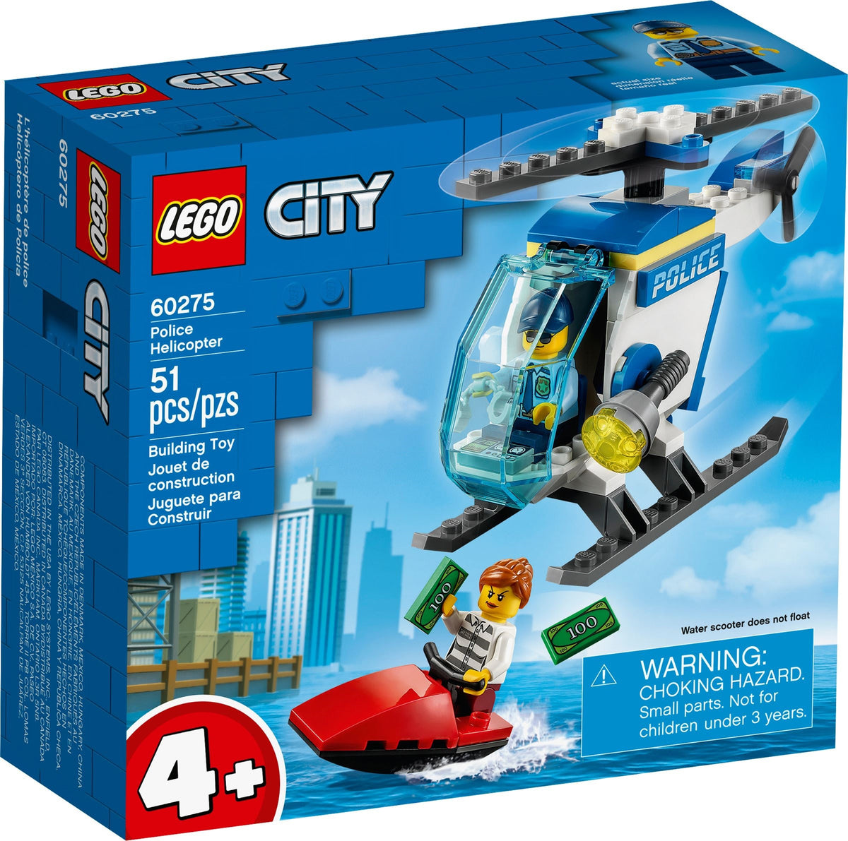 LEGO City 60275 Police Helicopter, box