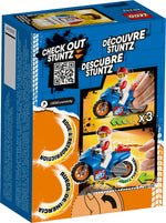 LEGO City 60298 Rocket Stunt Bike, back of the box