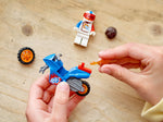 LEGO City 60298 Rocket Stunt Bike, building the bike
