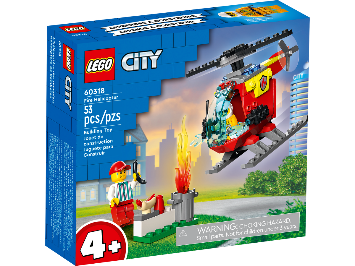 LEGO City 60318 Brandweerhelikopter, doos