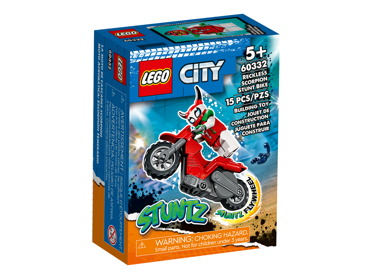 LEGO City 60332 Reckless Scorpion Stunt Bike, box