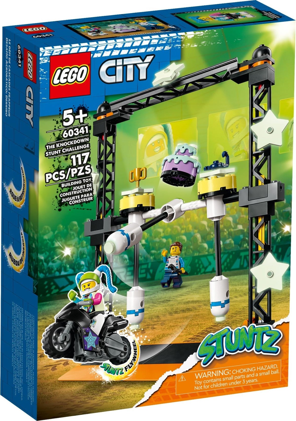 LEGO City 60341 The Knockdown Stunt Challenge, doos