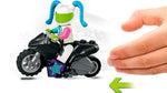 LEGO City 60341 The Knockdown Stunt Challenge, releasing the stunt bike
