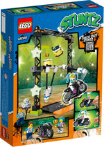 LEGO City 60341 The Knockdown Stunt Challenge, back of the box