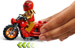 LEGO City 60360 Spinning Stunt Challenge, revving up the flywheel stunt bike