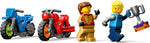 LEGO City 60360 Spinning Stunt Challenge, minifigures, stunt bikes and trophy