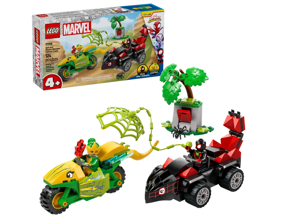 LEGO Super Heroes 11198 - Spin and Electro Dinosaur Vehicle Chase