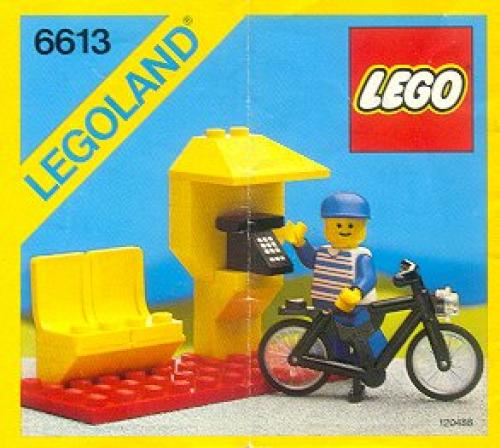 LEGO City 6613 - Telephone Booth With instructions - No box