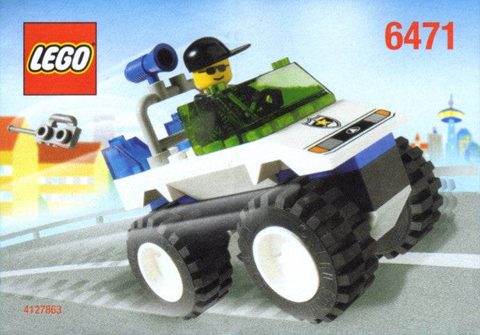 LEGO Town 6471 4WD Police Patrol, cover of the building instructions