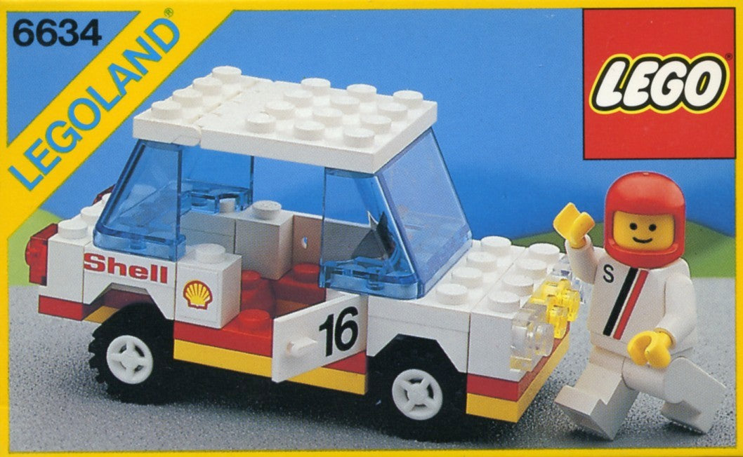 LEGO Town 6634 Stock Car, afbeelding van de originele doos