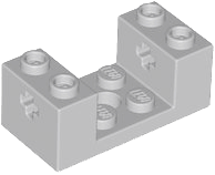 LEGO 67446 - Technic, Brick 2 x 4 x 1 1/3 with Axle Holes and 2 x 2 Cutout