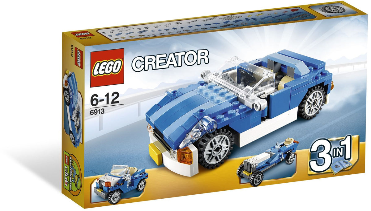LEGO Creator 6913 Blue Roadster, box