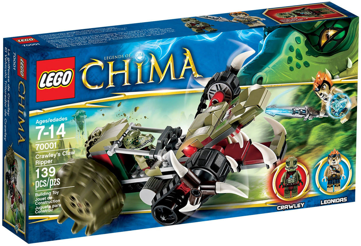 LEGO Legends of Chima 70001 Crawley's Claw Ripper, box