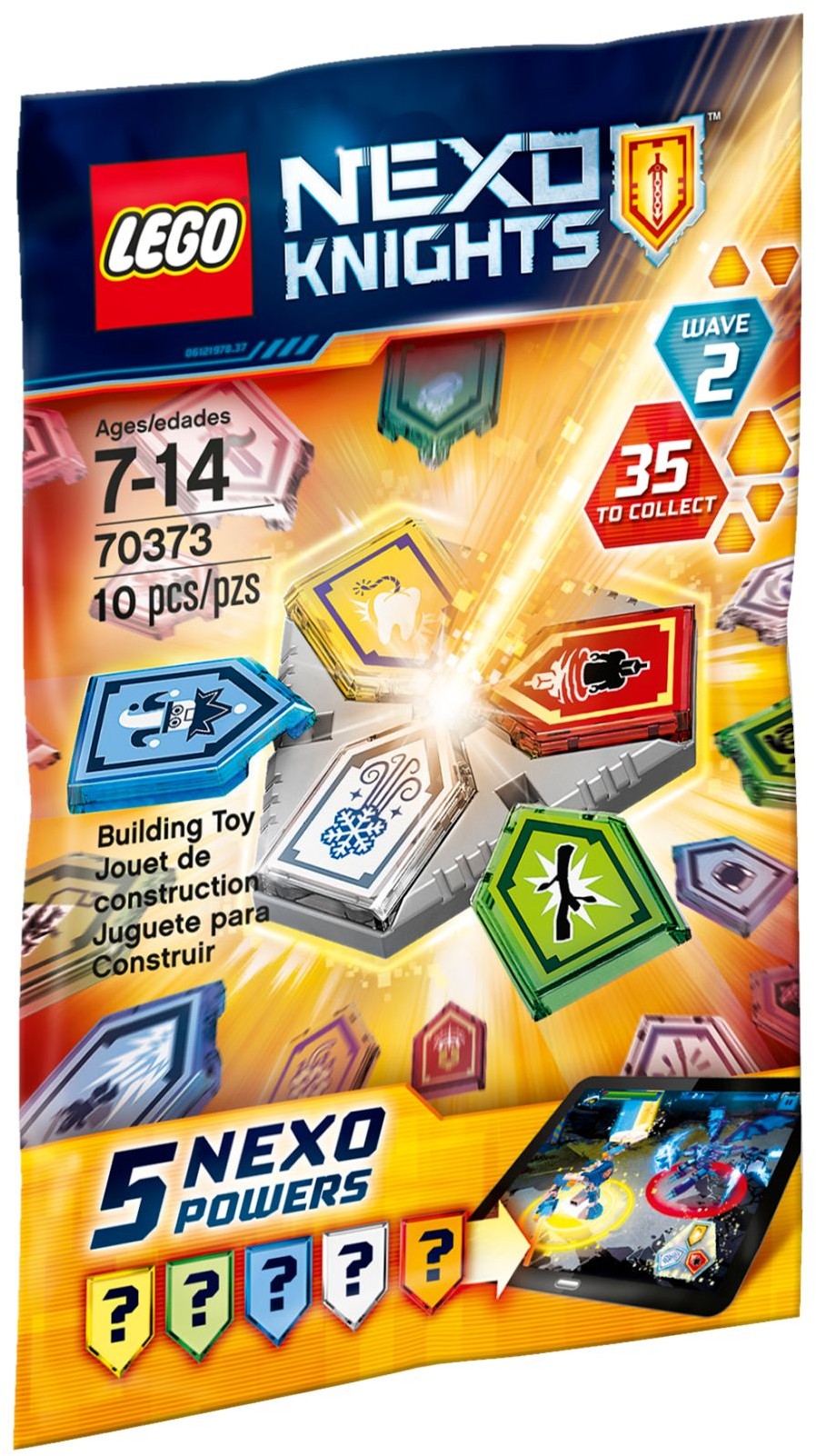LEGO NEXO KNIGHTS 70373 Combo NEXO Powers Wave 2, bag