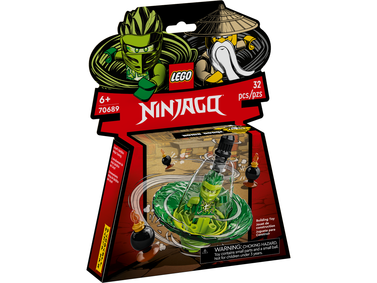 LEGO NINJAGO 70689 Lloyd's Spinjitzu Ninja Training, box