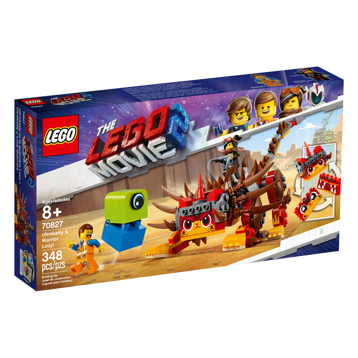 LEGO The LEGO Movie 2 70827 Ultrakatty and Warrior Lucy!, doos