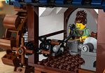 LEGO NINJAGO 71814 Tournament Temple City, water mill and blacksmith's hammer