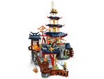 LEGO NINJAGO 71814 Tournament Temple City, open back of the temple