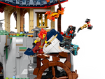 LEGO NINJAGO 71814 Tournament Temple City, battle platform on the water mill