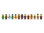 LEGO NINJAGO 71814 Tournament Temple City, the 13 minifigures