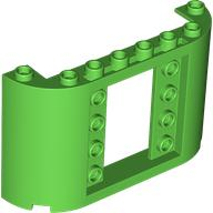 LEGO 7323 - Panel 2 x 8 x 4 with 2 x 3 1/3 Cutout with 4 Studs on Each Side - Image 1