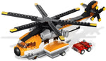 LEGO Creator 7345 Transport Chopper, helicopter with red off-roader