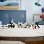 LEGO Star Wars 75320 Snowtrooper Battle Pack, complete set op tafel