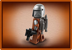 LEGO Star Wars 75321 The Razor Crest Microfighter, The Mandalorian minifigure with jetpack and blaster