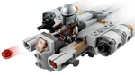 LEGO Star Wars 75321 The Razor Crest Microfighter, firing a stud with The Mandalorian on board
