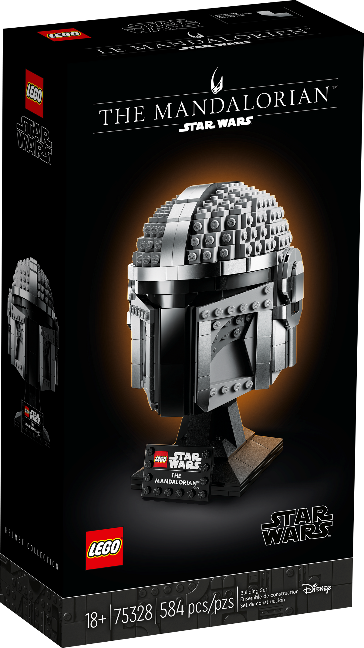 LEGO Star Wars 75328 The Mandalorian helm, doos