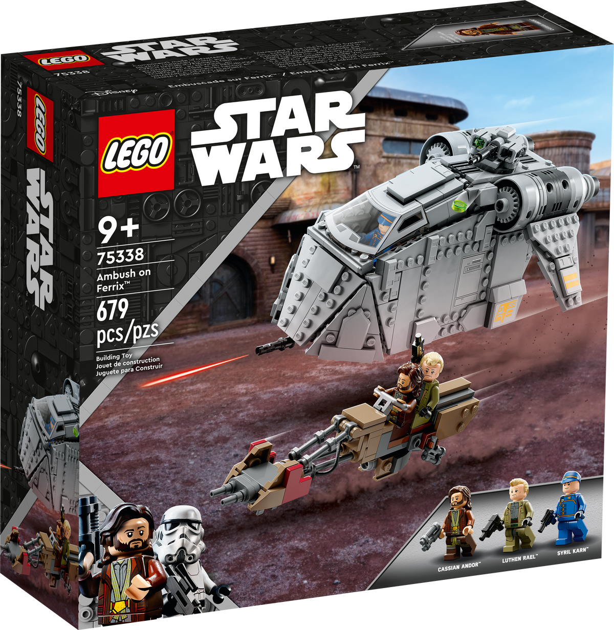LEGO Star Wars 75338 Hinderlaag op Ferrix, doos