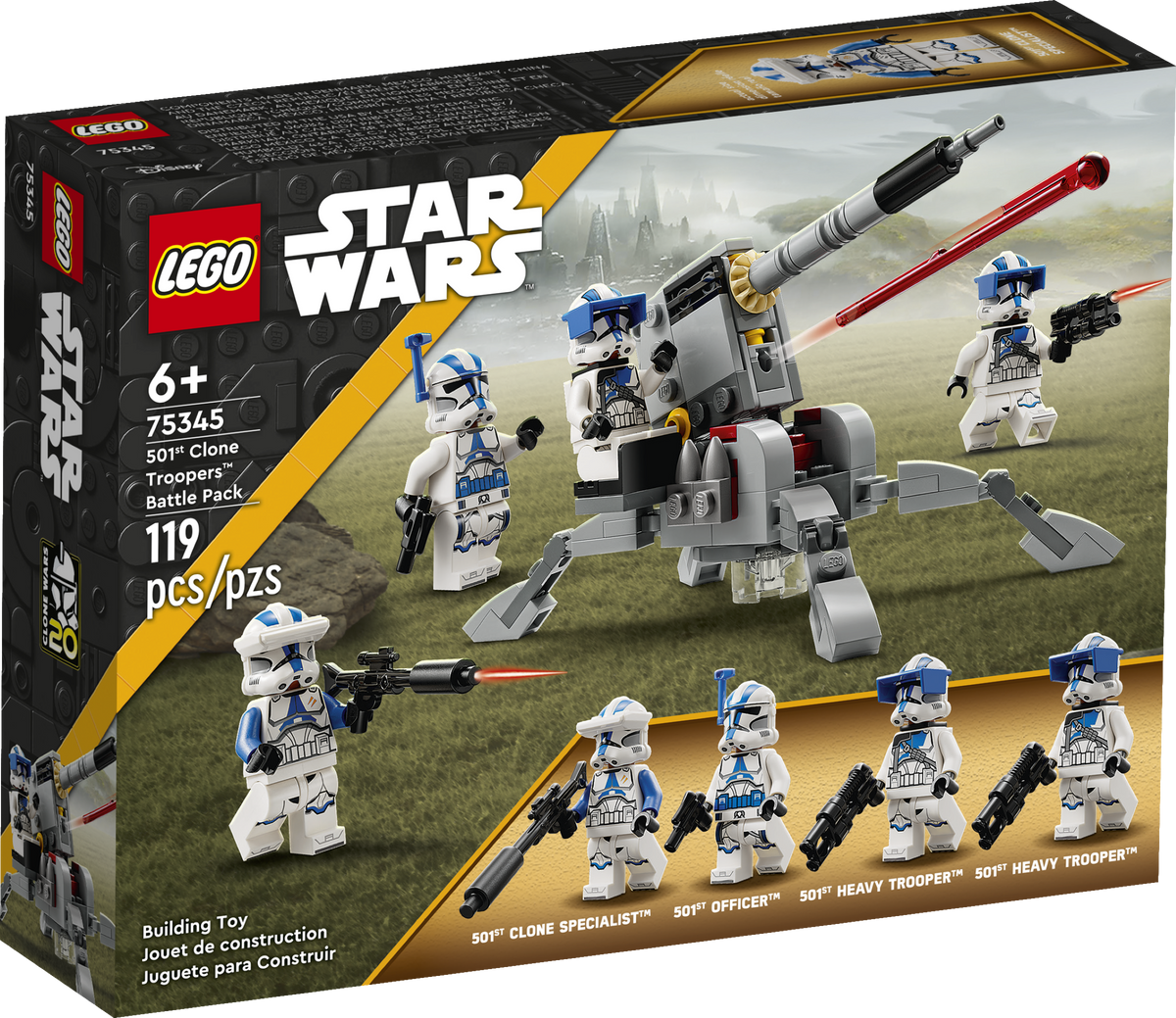 LEGO Star Wars 75345 501st Clone Troopers Battle Pack, doos