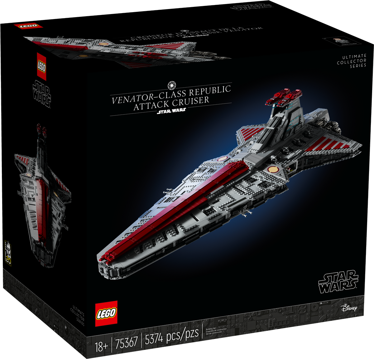 LEGO Star Wars 75367 Venator-Class Republic Attack Cruiser, doos