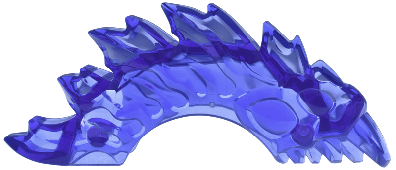 LEGO 7553 - Power Burst, Curved with Monster Head and Jagged Spines