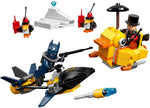 LEGO Super Heroes 76010 Batman: The Penguin Face off, duikvoertuig van Scuba Batman, eendenboot van The Penguin en robotpinguïns