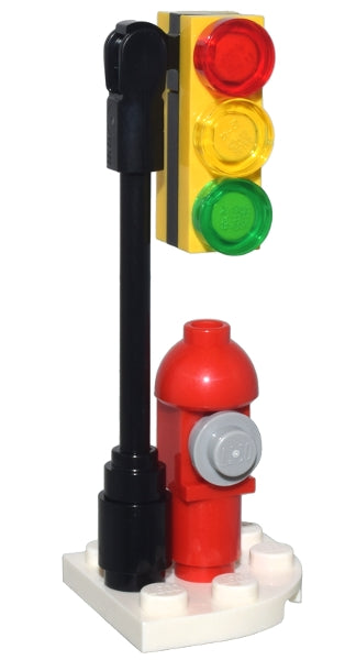 LEGO Holiday & Event 76293-8 - 76293 Advent Calendar 2024, Super Heroes, Spider-Man (Day  7) - Traffic Light and Fire Hydrant Packed inside a grip bag