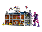LEGO Super Heroes 76294 X-Men: The X-Mansion, rear view with Danger Room and Sentinel