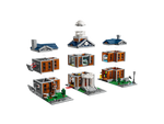 LEGO Super Heroes 76294 X-Men: The X-Mansion, sections taken apart