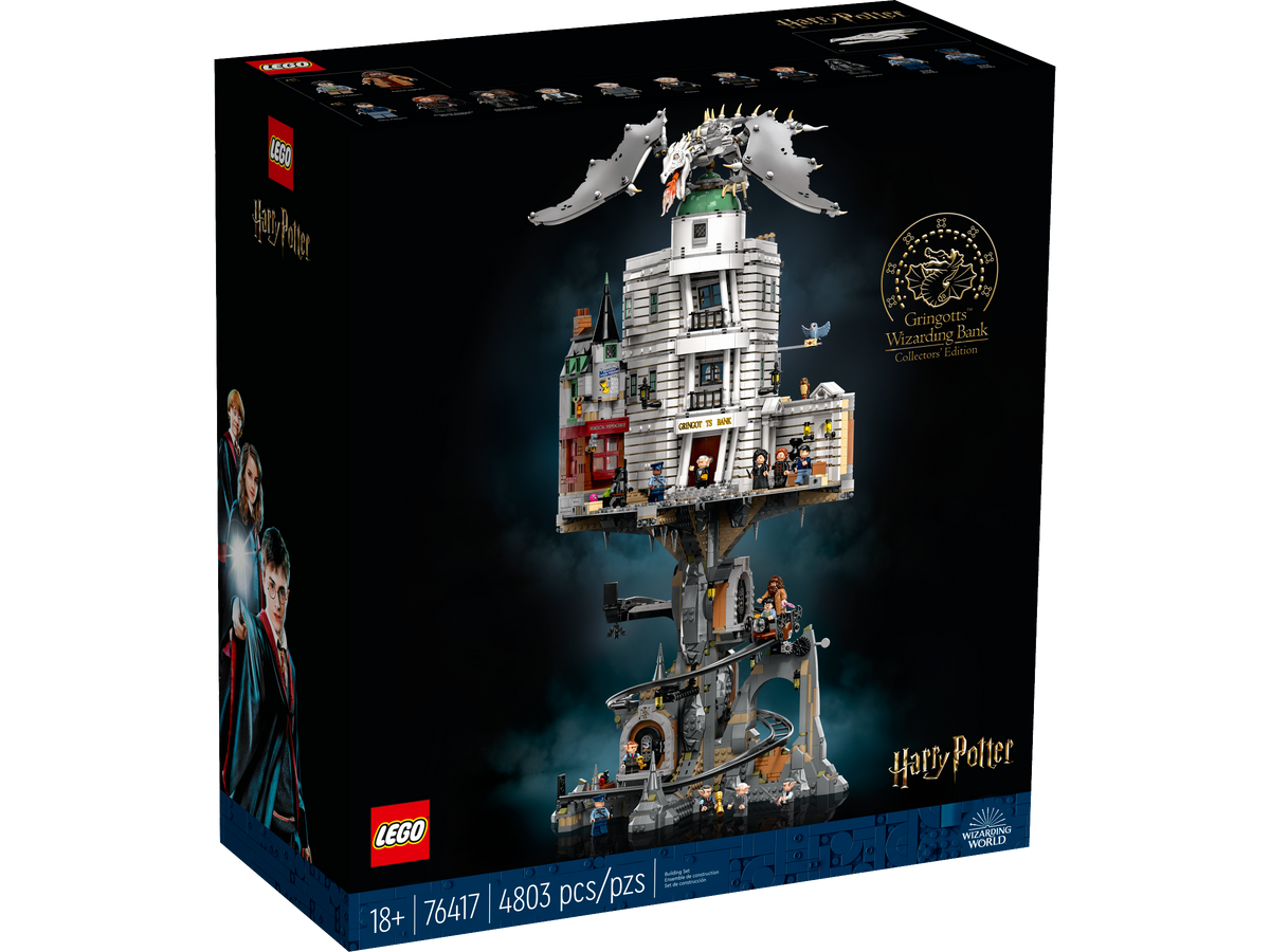 LEGO Harry Potter 76417 Goudgrijp Tovenaarsbank, doos