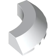 LEGO 76795 - Brick, Round Corner 5 x 5 with Slope 45 Edge without Studs